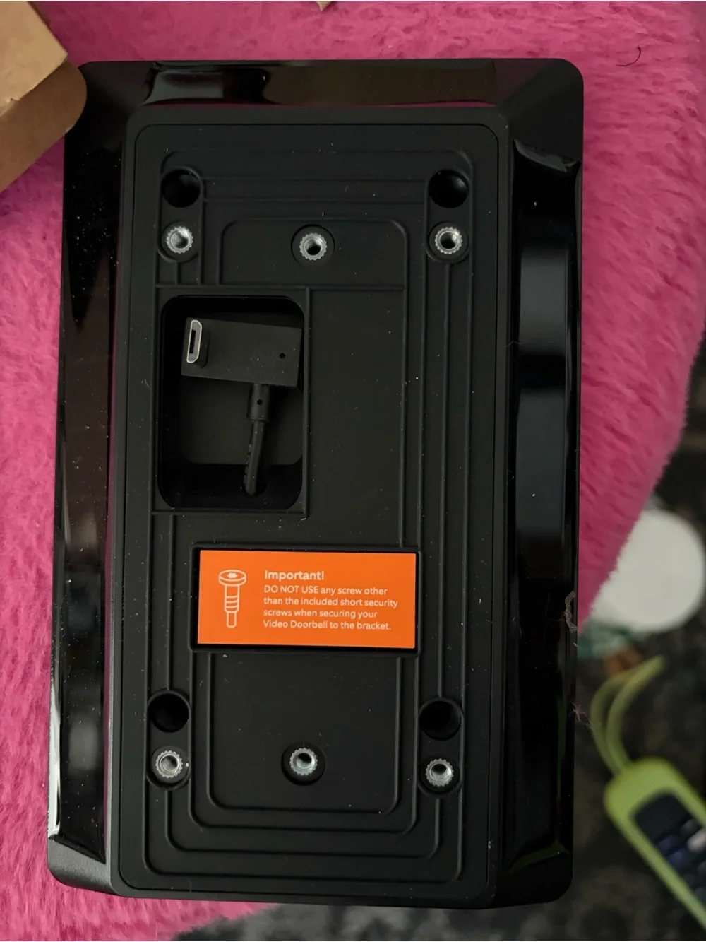 NIB RING Solar Charger Panel - Black 2nd Gen